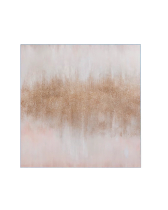 Quadro dorato bianco e rosa,  Maisons Du Monde