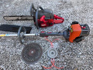 Decespugliatore e Motosega