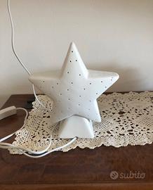 Lampada a forma di Stella in ceramica