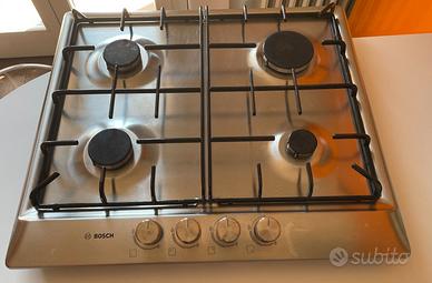 Piano cottura 4 fuochi a gas