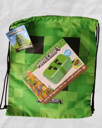 Porta merende-sacchetta ufficiale minecraft 