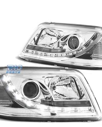 FARI PER VOLKSWAGEN VW T5 03-09 DAYLIGHT CROMATI