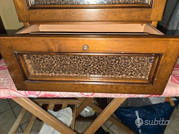 Consolle da cucina in noce nazionale