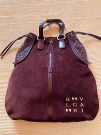 Borsa grande in camoscio BVLGARI