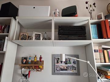 scaffali in metallo bianchi da parete ikea