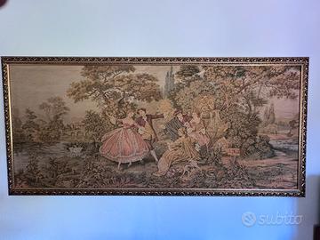 Quadro Tappeto francese vintage su cornice dorata