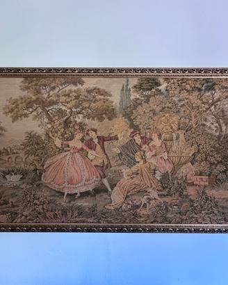 Quadro Tappeto francese vintage su cornice dorata