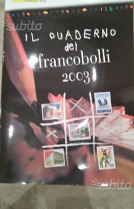 QUADERNO DEI FRANCOBOLLI ANNO 2003 Repubblica