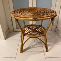 Tavolino vimini anni  '50