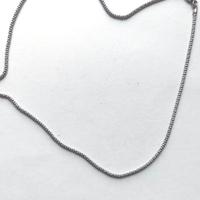 catena a maglia pop corn bollicine argento 