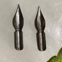 2 pennino penna stilografica per calamaio