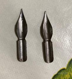 2 pennino penna stilografica per calamaio