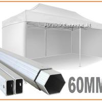 Gazebo 4x8 ALU 60 ripieghevole impermeabile fiera