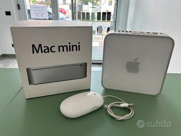 Mac mini con box originale e mouse 