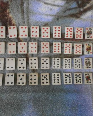 Antico mazzo di 52 CARTE da.Gioco PIEMONTESI