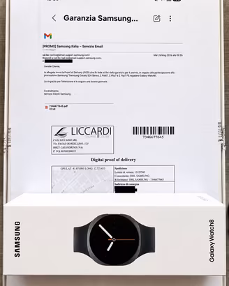 Samsung Galaxy Watch8 LTE 44mm Sigillato-Garanzia 