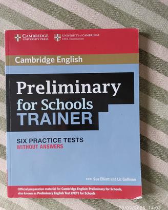 libro Cambridge preliminary for schools Trainer