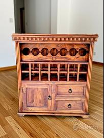 Portabottiglie in legno