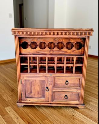 Portabottiglie in legno