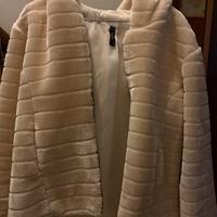 Giubbotto in pelliccia bianco