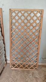 GRIGLIATO STECCATO FIORIERE LEGNO