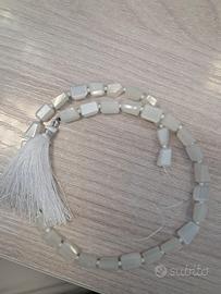 giro collo in pietre di Luna Naturali certificate