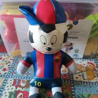 Football club Barcellona charm portachiavi pelle