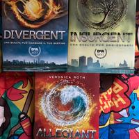 Libri serie Divergent con sovracopertina nuovi
