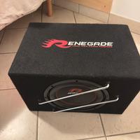 Subwoofer amplificato 350w renegade