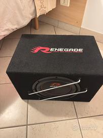 Subwoofer amplificato 350w renegade