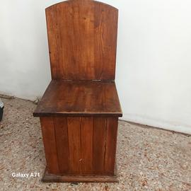 cassapanca legno fatta a mano