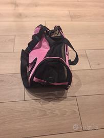 Borsa Trasportino Cane Gatto Rosa Nero