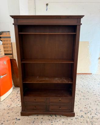 Libreria in legno massello
