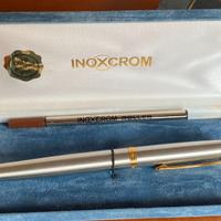 Penna vintage nuova oro placcato 23'6 Kts Inoxcrom