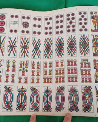 Foglio carte da gioco Napoletane