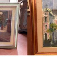 due quadri olio su tela Venezia