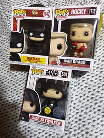 Lotto funko pop film rocky ivan drago star wars