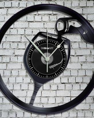 Orologio da Parete su Disco in Vinile da 33 Giri