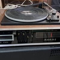 4 apparecchi audio vintage giradischi Stereo 8