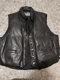 Gilet Schot originale in pelle taglia 46 imbottito