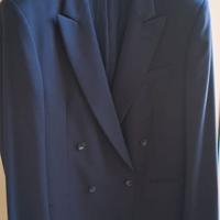 giacca uomo doppiopetto blu