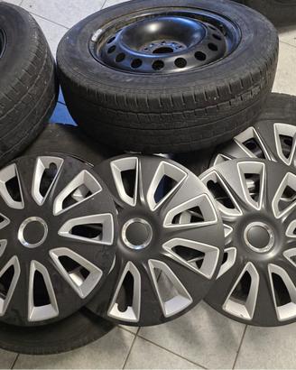 4 Cerchi Ferro 16" + Coprimozzi Citroen Jumpy