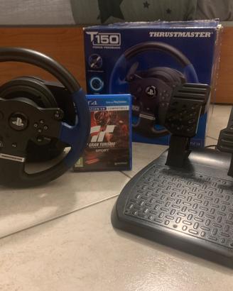 Thrustmaster T150 + Pedaliera + Gran Turismo Sport