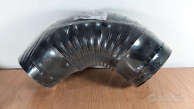 Smalbo NG12 Gomito tubo stufa 90° 12cm120mm NERO