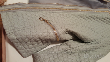 Giacchino ecopelle grigio