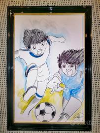 disegno anime cartone Holly e Benji 