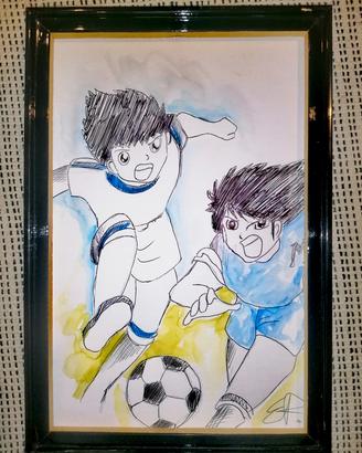 disegno anime cartone Holly e Benji 