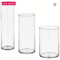 Vasi vetro matrimonio, candele galleggianti