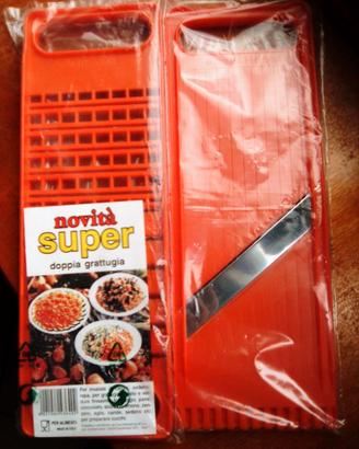 GRATTUGIA DOPPIA + AFFETTATRICE Made in Italy