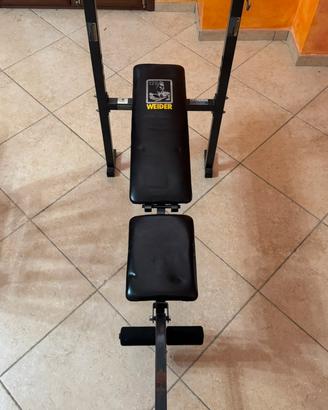Panca Weider 128 con supporto bilanciere